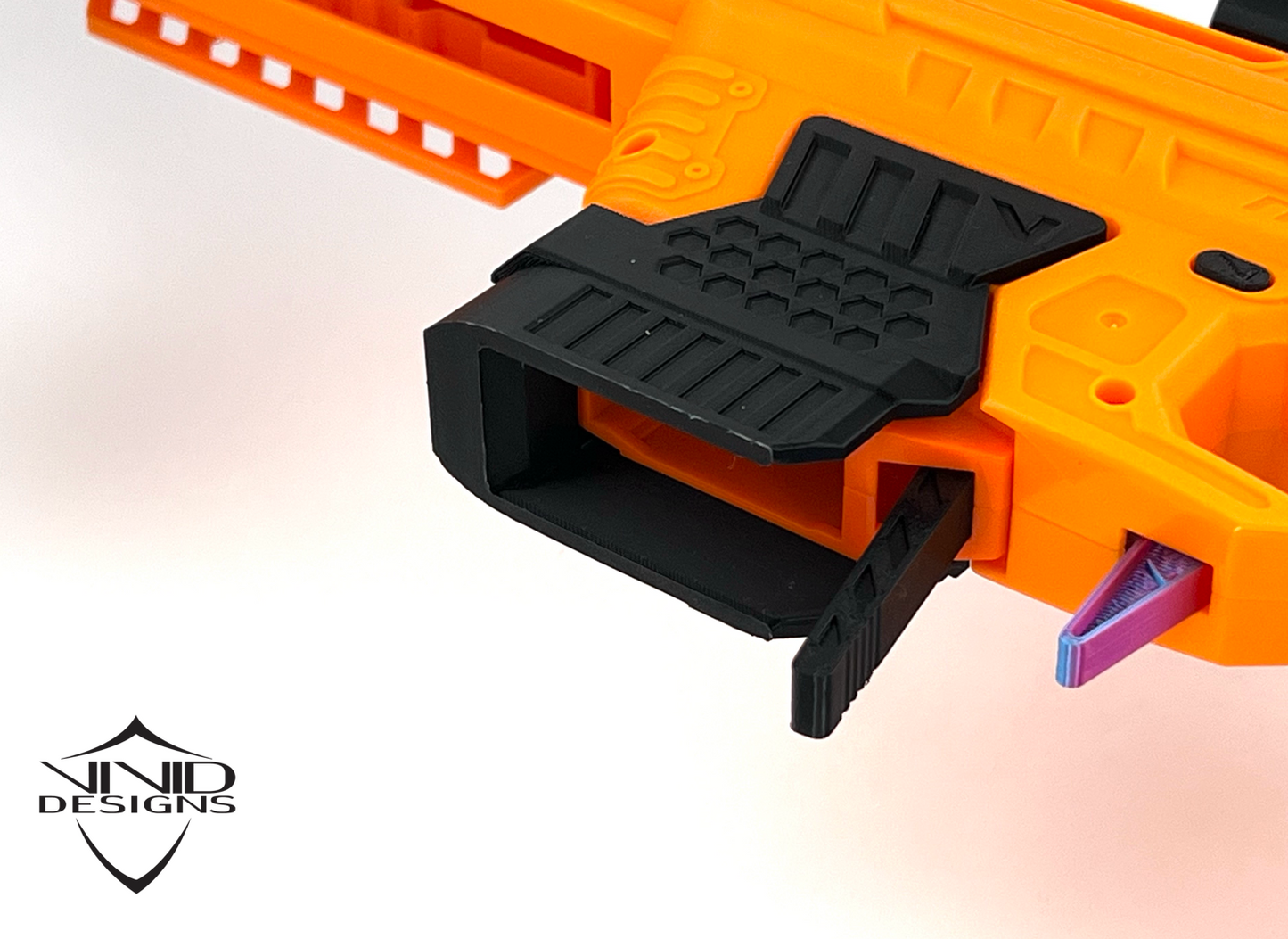 Flared Magwell for Nexus Pro / Adventure Force / Foam Dart Blaster Mod - Vivid Designs Lab