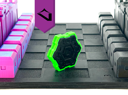 Hex Gridline / Haptic Fidget Slider / Sencory Toy