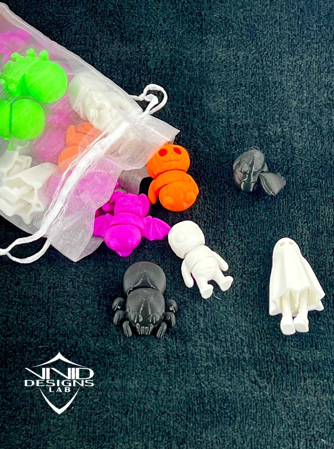 Halloween Squigglez / Cute Articulated Flexi Animals