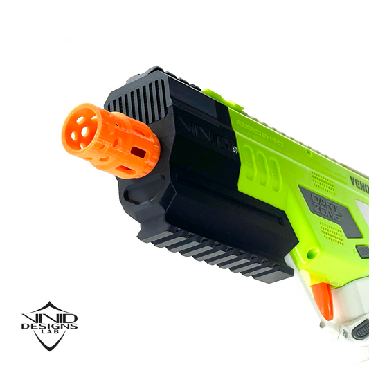 Venom Pro Muzzle Mod Kit Upgrade / Dart Zone Foam Blaster Body Kit