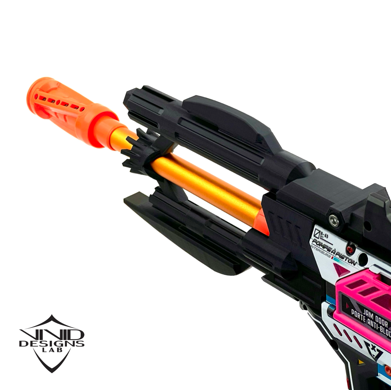 SciFi Barrel Shroud Mod for Piston Pump AEB / X-Shot Foam Dart Blaster Upgrade