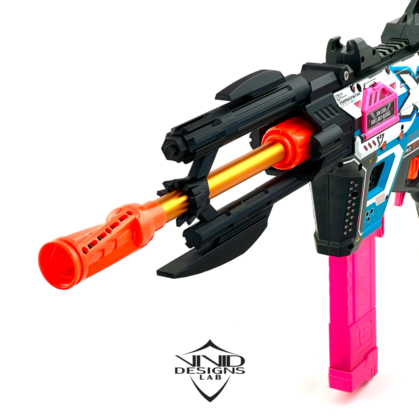 SciFi Barrel Shroud Mod for Piston Pump AEB / X-Shot Foam Dart Blaster Upgrade