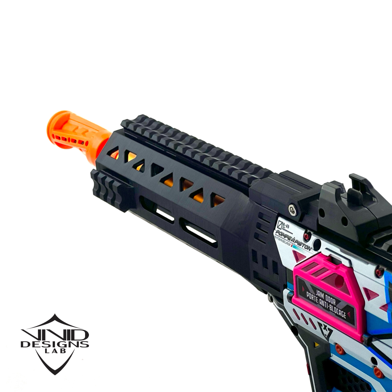 Handguard Barrel Shroud Mod for Piston Pump AEB / Zuru X-Shot Foam Dart Blaster Upgrade