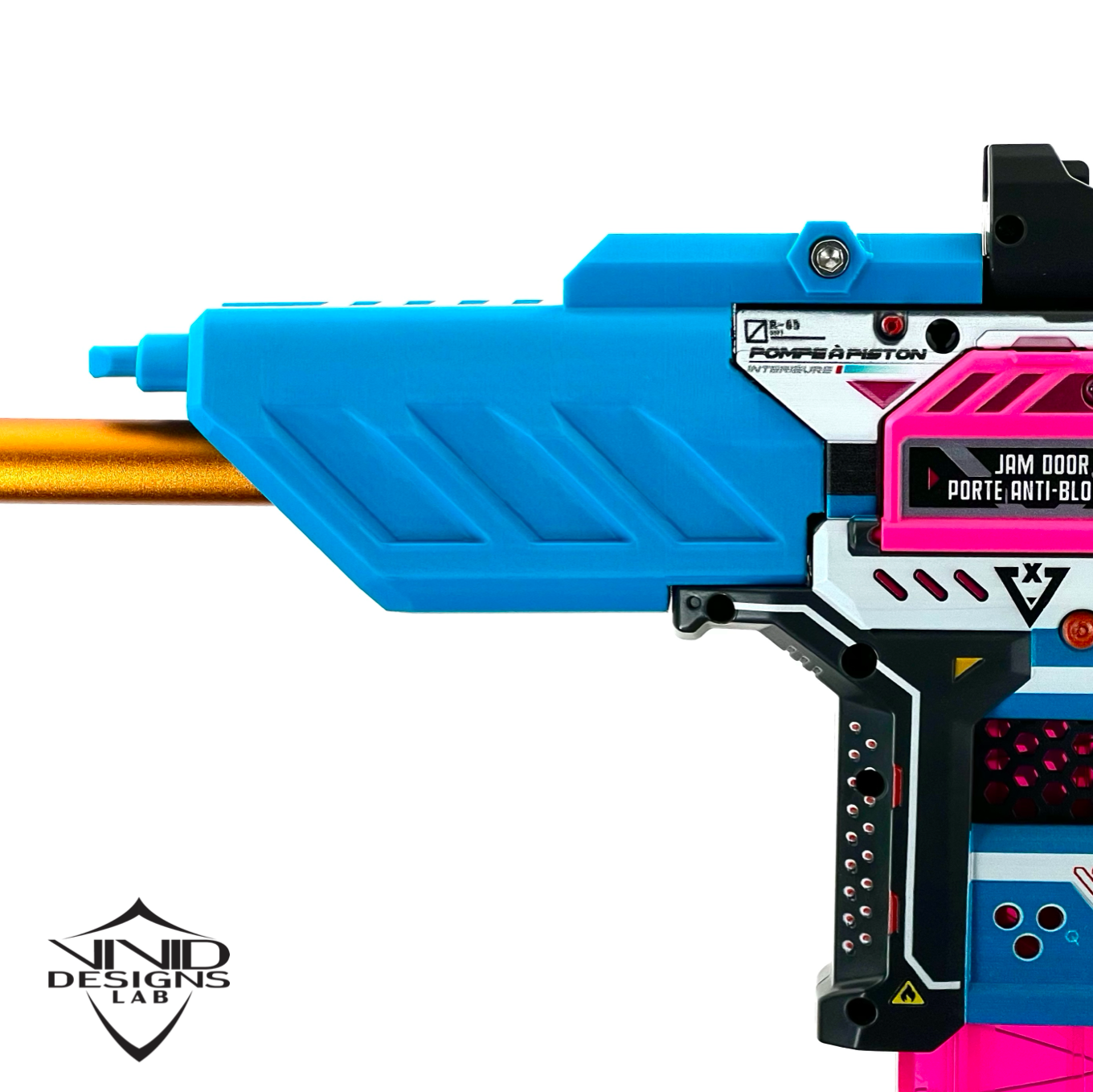 Shorty Barrel Shroud for Piston Pump AEB / X-Shot Foam Dart Blaster Mod