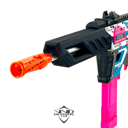 Piston Pump Barrel Shroud / X-Shot AEB Foam Dart Blaster Mod / Upgrade Kit