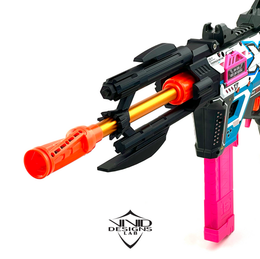 SciFi Barrel Shroud Mod for Piston Pump AEB / X-Shot Foam Dart Blaster Upgrade