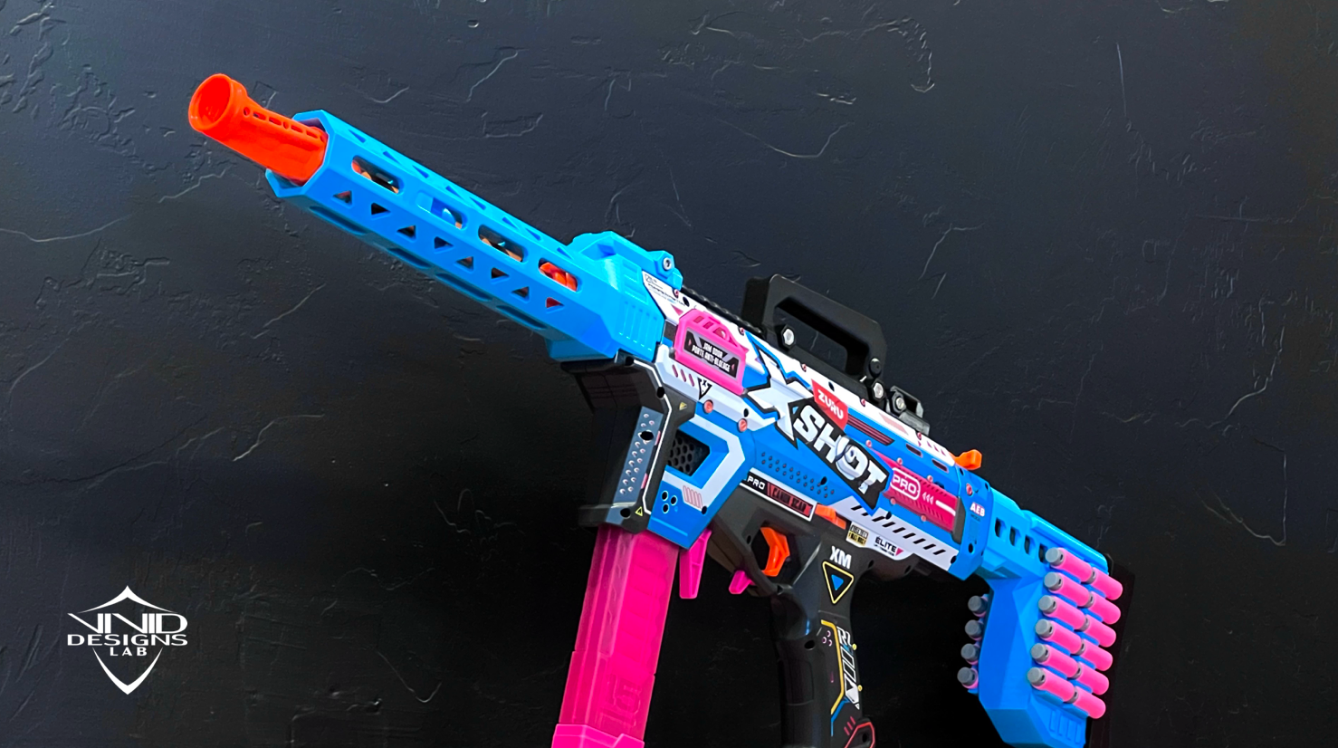 Piston Pump AEB Long Range Style Mod Kit / X Shot - Vivid Designs Lab