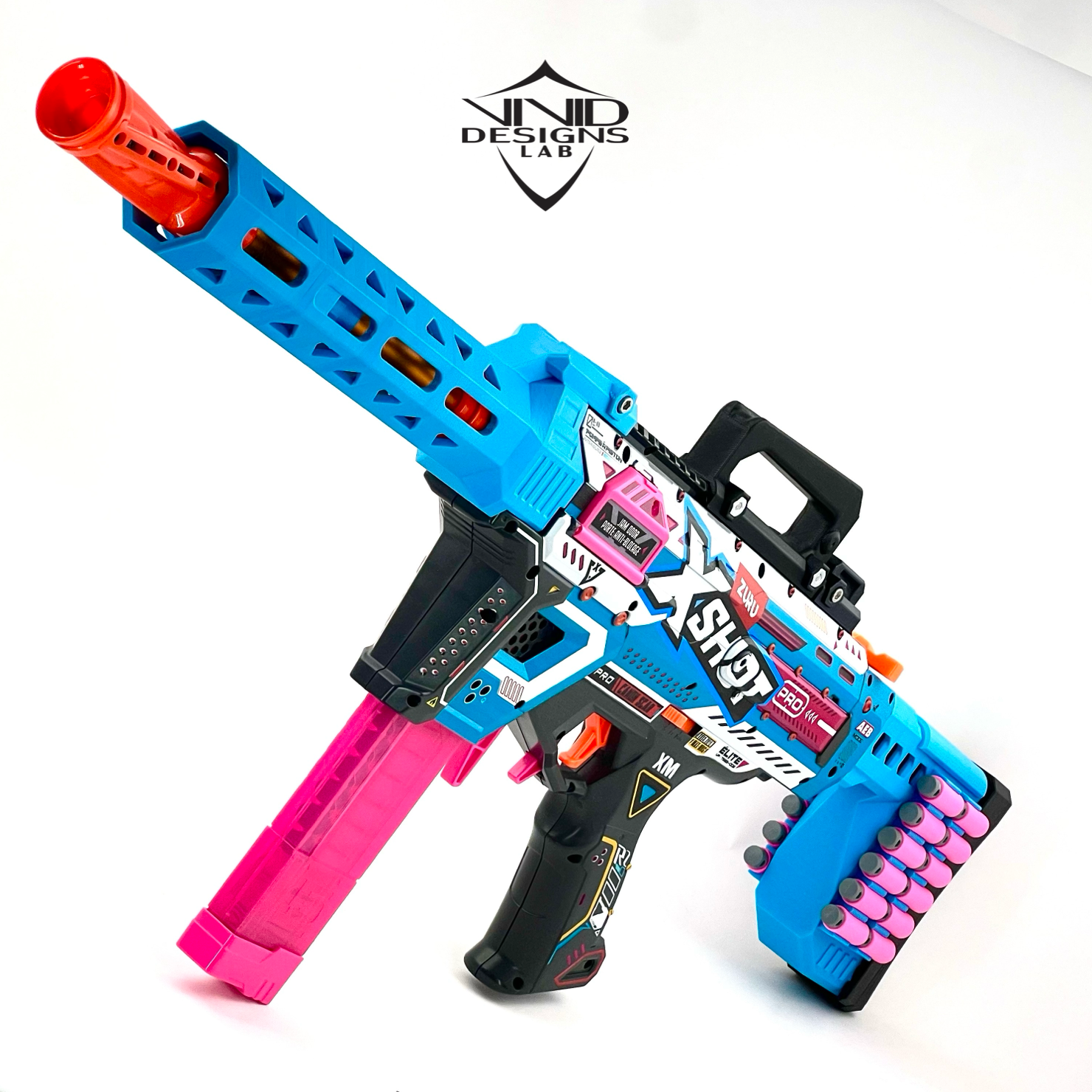 Piston Pump AEB Long Range Style Mod Kit / X Shot - Vivid Designs Lab