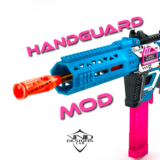 Handguard Barrel Shroud Mod for Piston Pump AEB / Zuru X-Shot Foam Dart Blaster Upgrade